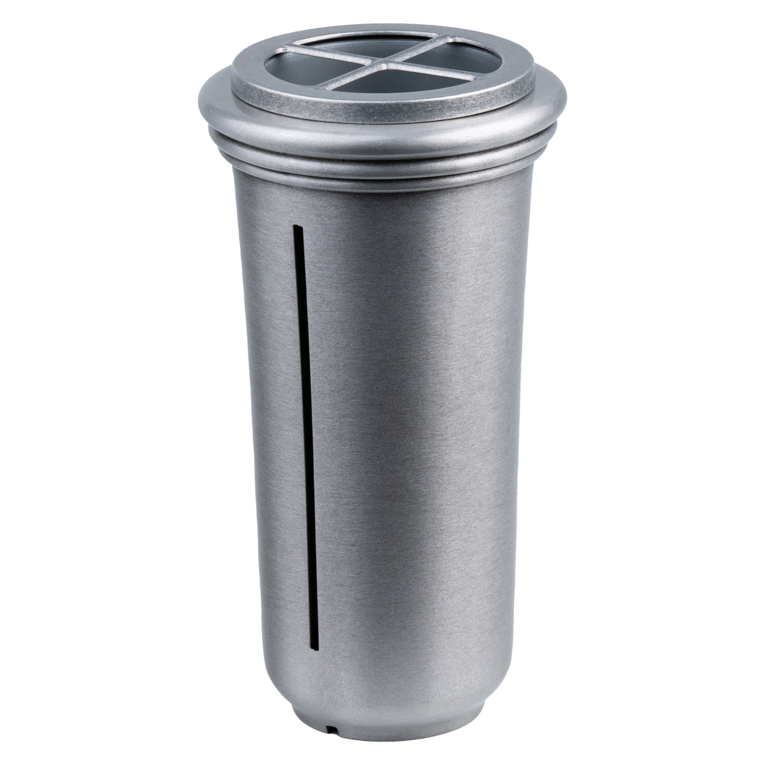 Vase 02000 | Aluminium | grau | 19,5 cm
