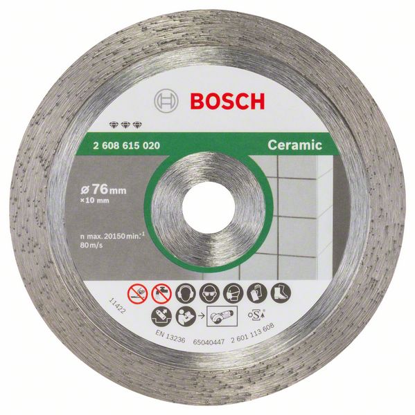 Bosch Professional Diamanttrennscheibe Ceramic ø 76 mm
