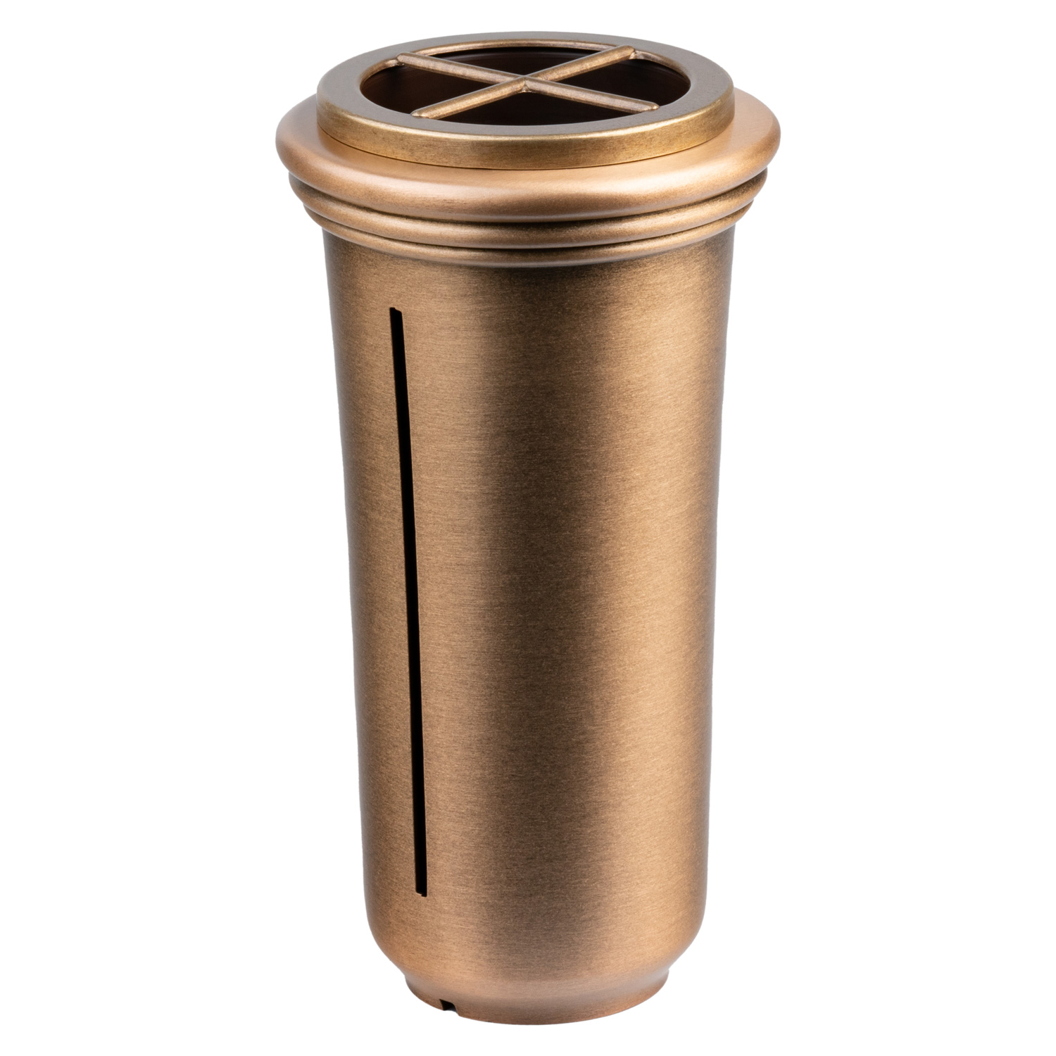 Vase 02000 | Bronze | braun | 19,5 cm